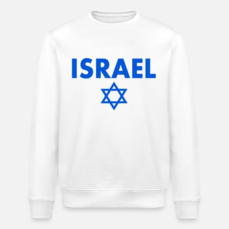 Israel - Stanley/Stella Unisex Bio-Sweatshirt ROLLER - Weiß