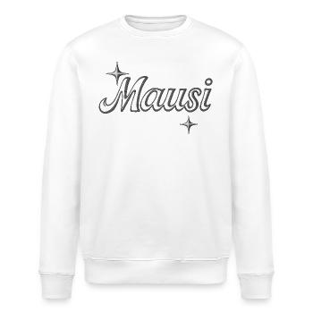 Mausi / Y2K Design - Stanley/Stella ROLLER Unisex Organic Sweatshirt - white - Front - Nik (191cm)