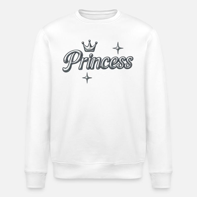 Princesse / Y2K Design - Sweat bio ROLLER Stanley/Stella Unisexe - blanc