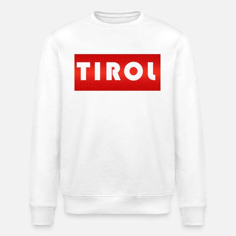 Tyrol - Sweat bio ROLLER Stanley/Stella Unisexe - blanc