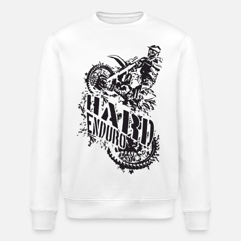 dur enduro - Sweat bio ROLLER Stanley/Stella Unisexe - blanc