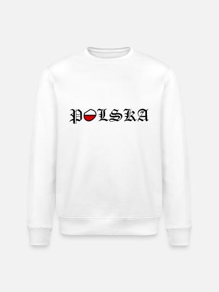 Polen - Stanley/Stella Unisex Bio-Sweatshirt ROLLER - Weiß