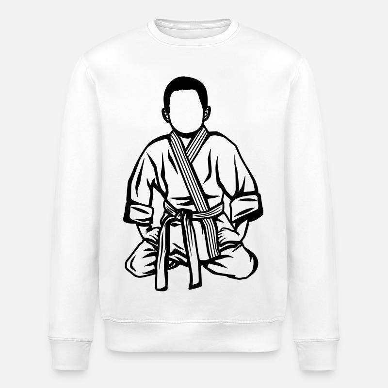 Judo Kid - Stanley/Stella Unisex Bio-Sweatshirt ROLLER - Weiß