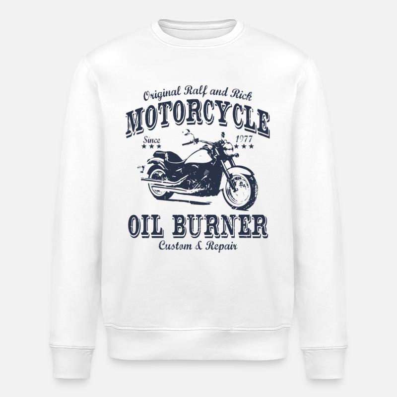 motorcycle - Sweat bio ROLLER Stanley/Stella Unisexe - blanc