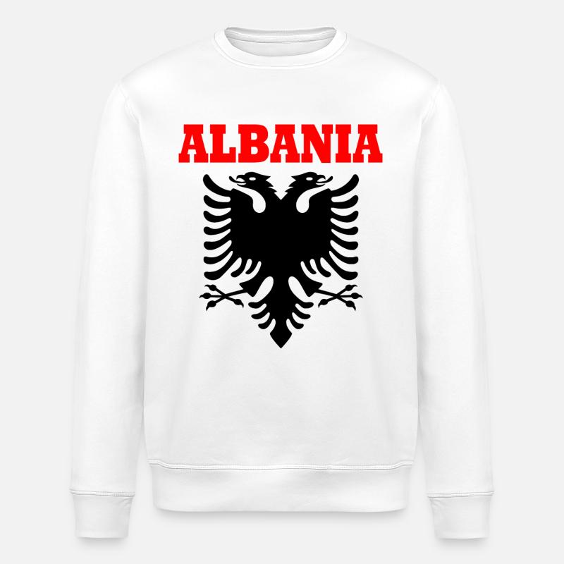 albanie - Sweat bio ROLLER Stanley/Stella Unisexe - blanc