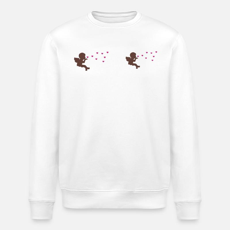 Liebesengel - Stanley/Stella Unisex Bio-Sweatshirt ROLLER - Weiß