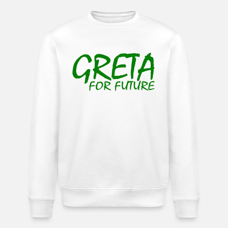Greta - Stanley/Stella ROLLER Unisex Organic Sweatshirt - white