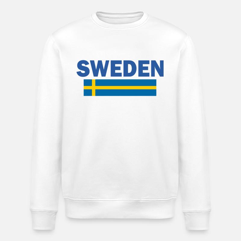 Schweden - Stanley/Stella Unisex Bio-Sweatshirt ROLLER - Weiß
