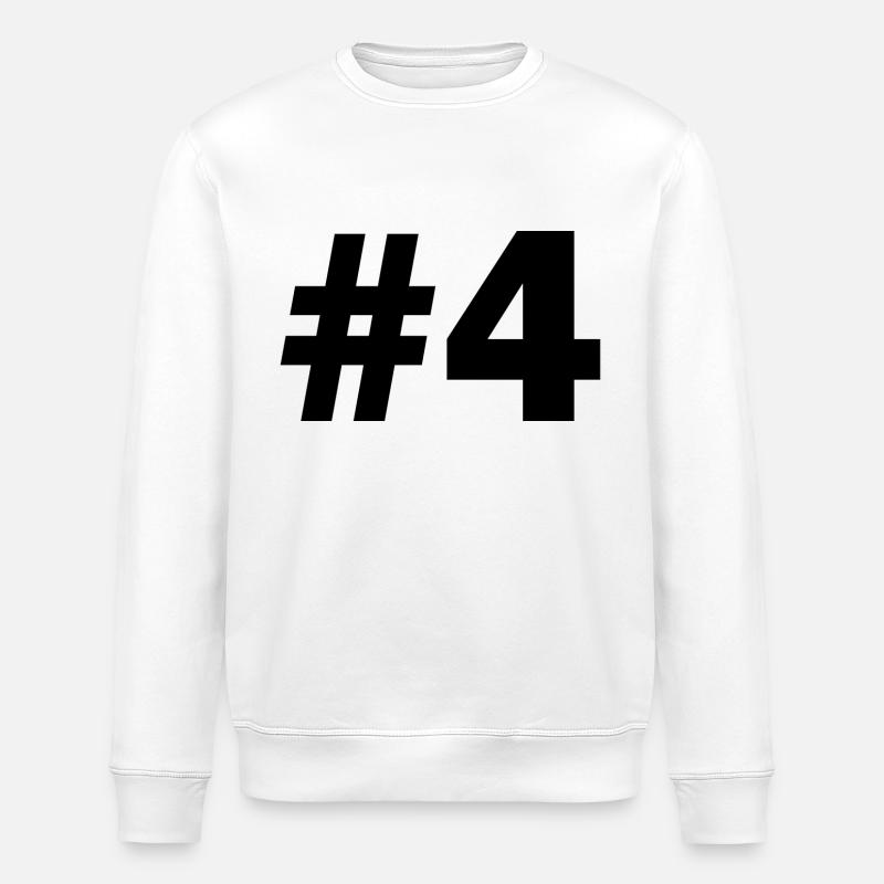 #4 - Stanley/Stella ROLLER Unisex Organic Sweatshirt - white