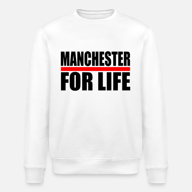 Manchester - Stanley/Stella Unisex Bio-Sweatshirt ROLLER - Weiß