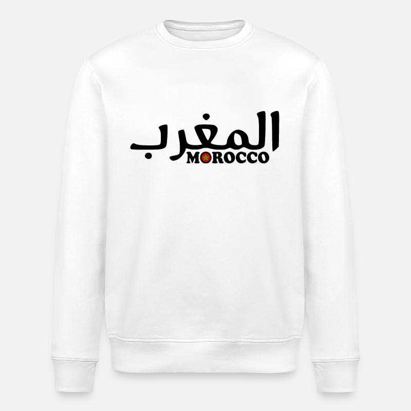 Maroc - Sweat bio ROLLER Stanley/Stella Unisexe - blanc