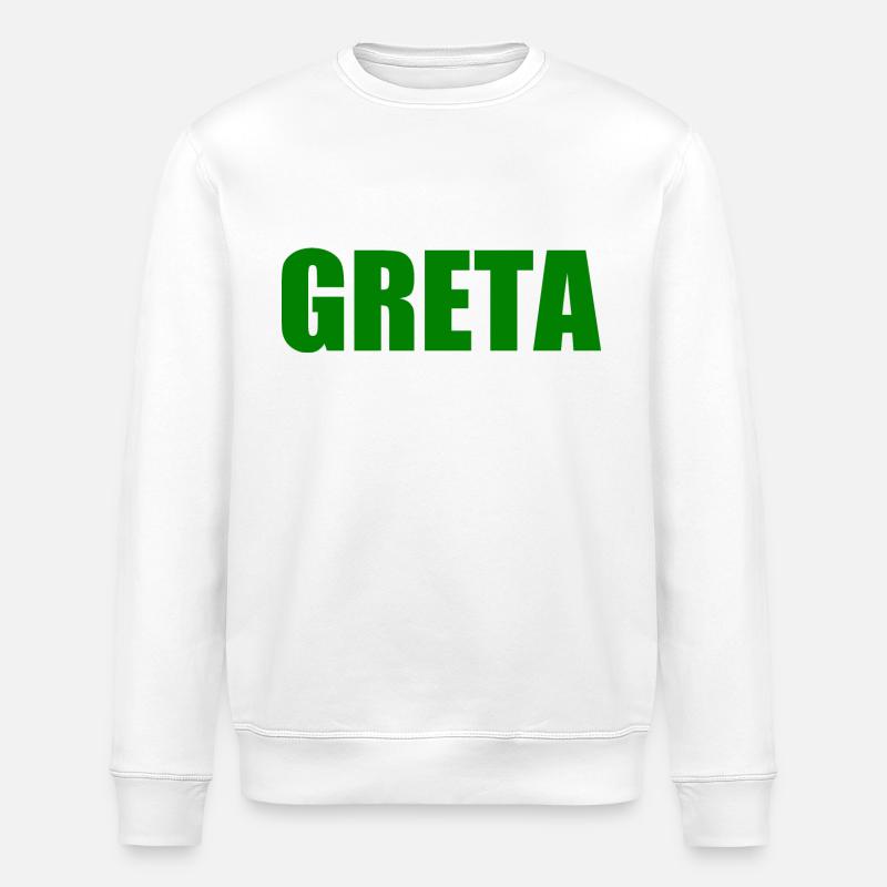 Greta - Stanley/Stella ROLLER Unisex Organic Sweatshirt - white