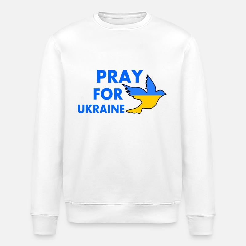 Ukraine - Stanley/Stella Unisex Bio-Sweatshirt ROLLER - Weiß