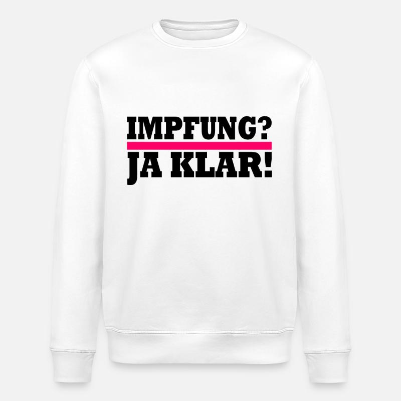 impfung - Stanley/Stella Unisex Bio-Sweatshirt ROLLER - Weiß