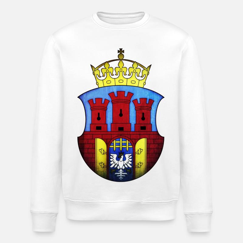 Krakau - Polen - Stanley/Stella Unisex Bio-Sweatshirt ROLLER - Weiß