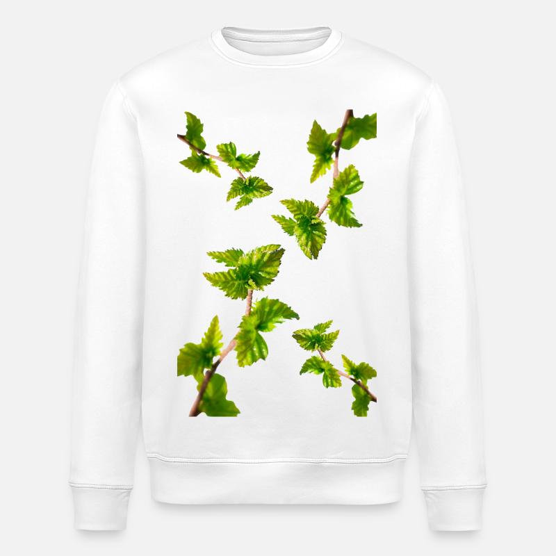 BOULEAU - Sweat bio ROLLER Stanley/Stella Unisexe - blanc