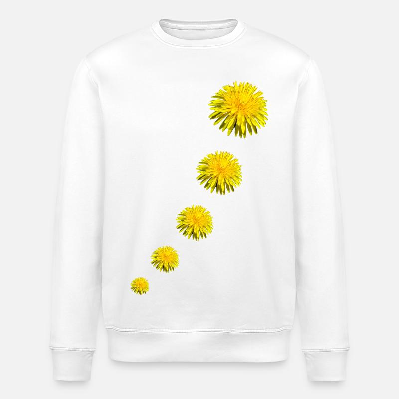 LÖWENZAHN II - Stanley/Stella Unisex Bio-Sweatshirt ROLLER - Weiß