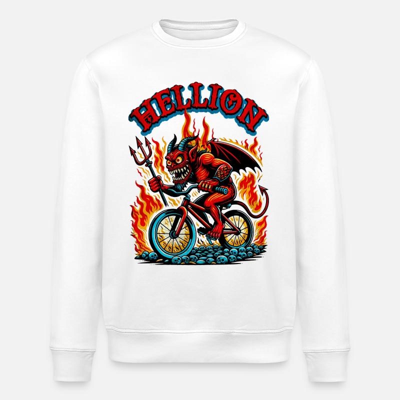 Hellion - Sweat bio ROLLER Stanley/Stella Unisexe - blanc