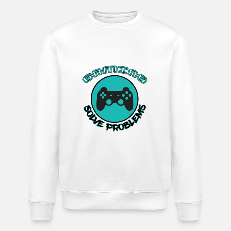Gaming - Stanley/Stella Unisex Bio-Sweatshirt ROLLER - Weiß