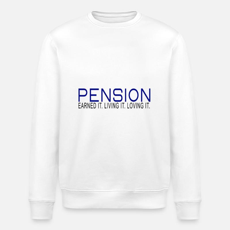 retraité - Sweat bio ROLLER Stanley/Stella Unisexe - blanc