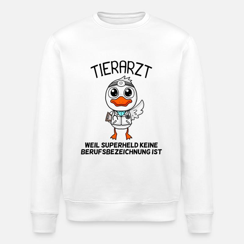 Tierarzt - Stanley/Stella Unisex Bio-Sweatshirt ROLLER - Weiß