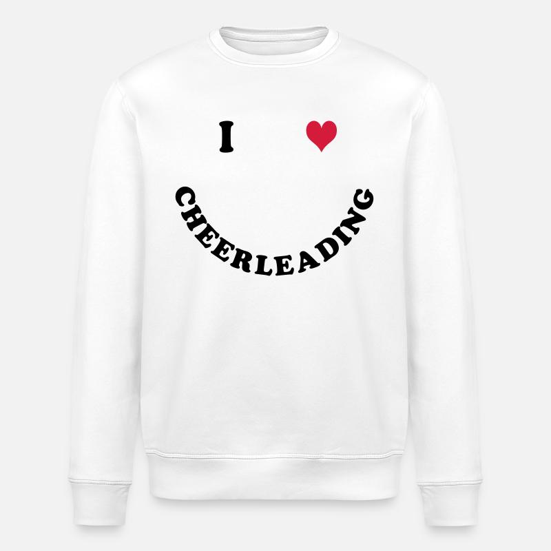 I love Cheerleading - Sweat bio ROLLER Stanley/Stella Unisexe - blanc