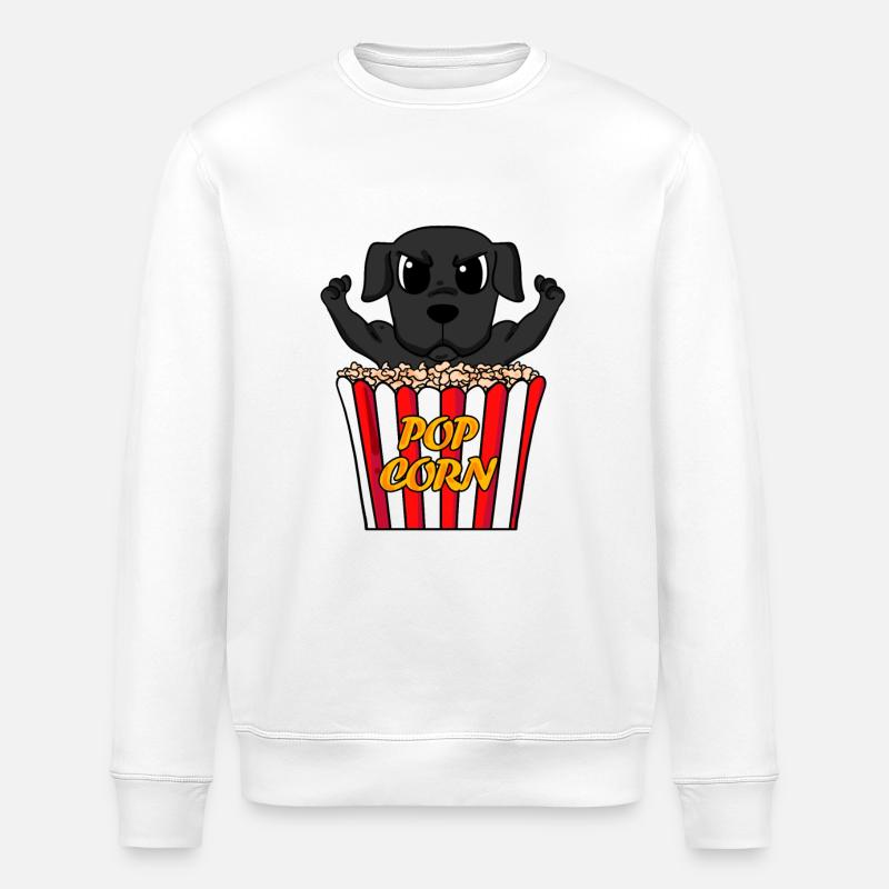 Labrador - Stanley/Stella ROLLER Unisex Organic Sweatshirt - white