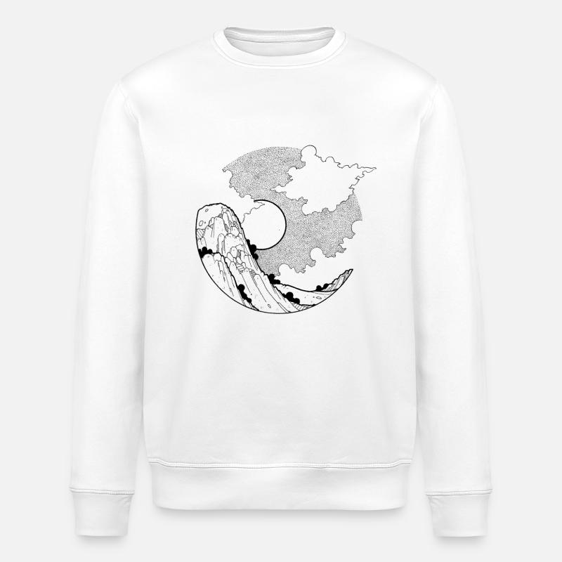 190 - Stanley/Stella Unisex Bio-Sweatshirt ROLLER - Weiß