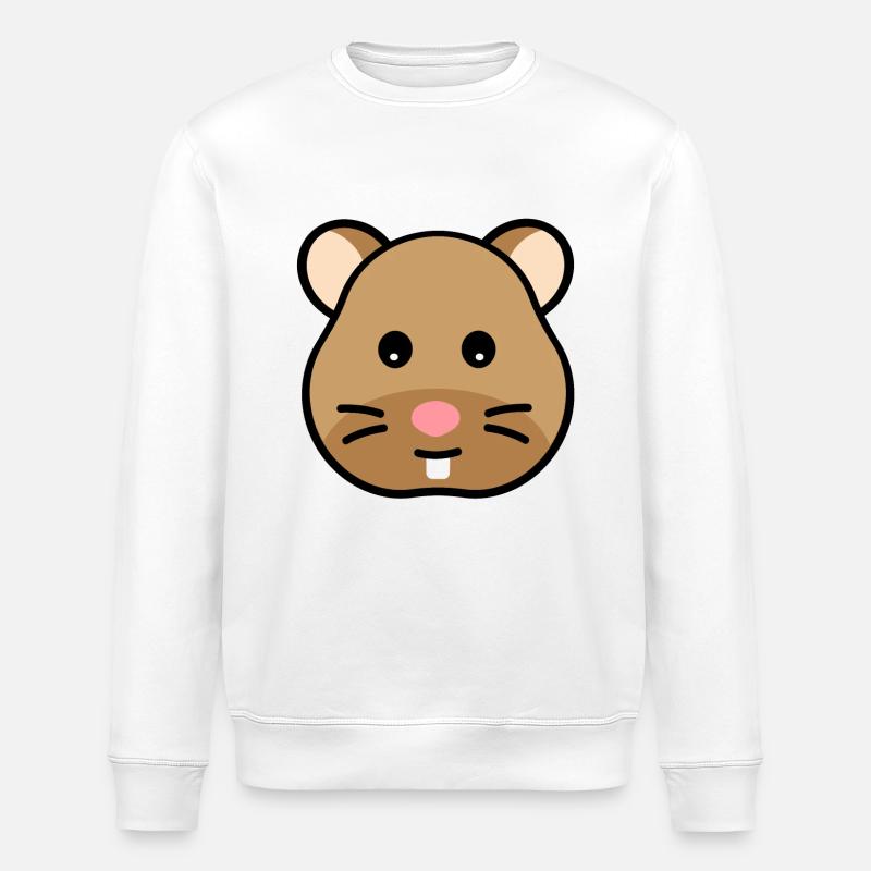 HAMSTER - Sweat bio ROLLER Stanley/Stella Unisexe - blanc