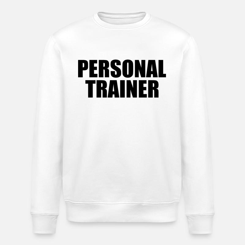 Personal trainer - Sweat bio ROLLER Stanley/Stella Unisexe - blanc