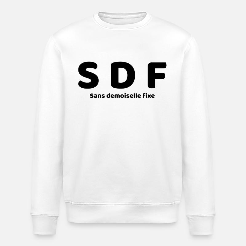 OBDACHLOS - Stanley/Stella Unisex Bio-Sweatshirt ROLLER - Weiß