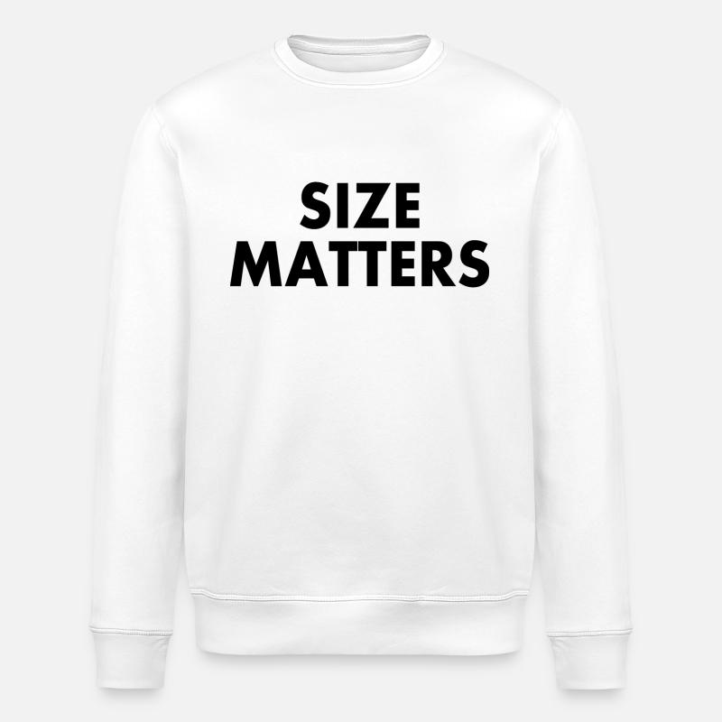 Size matters - Sweat bio ROLLER Stanley/Stella Unisexe - blanc