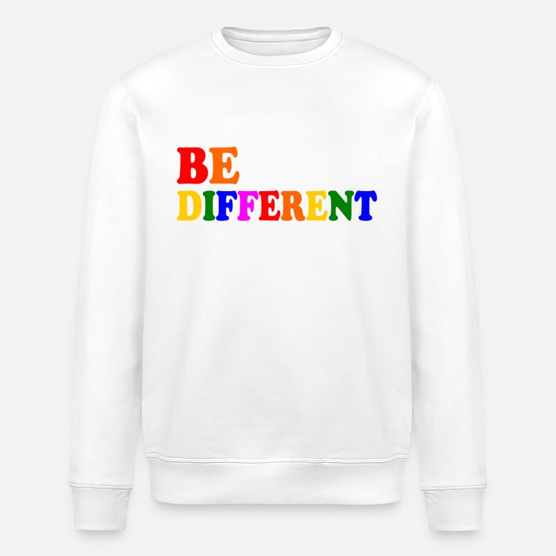 Be different - Stanley/Stella Unisex Bio-Sweatshirt ROLLER - Weiß