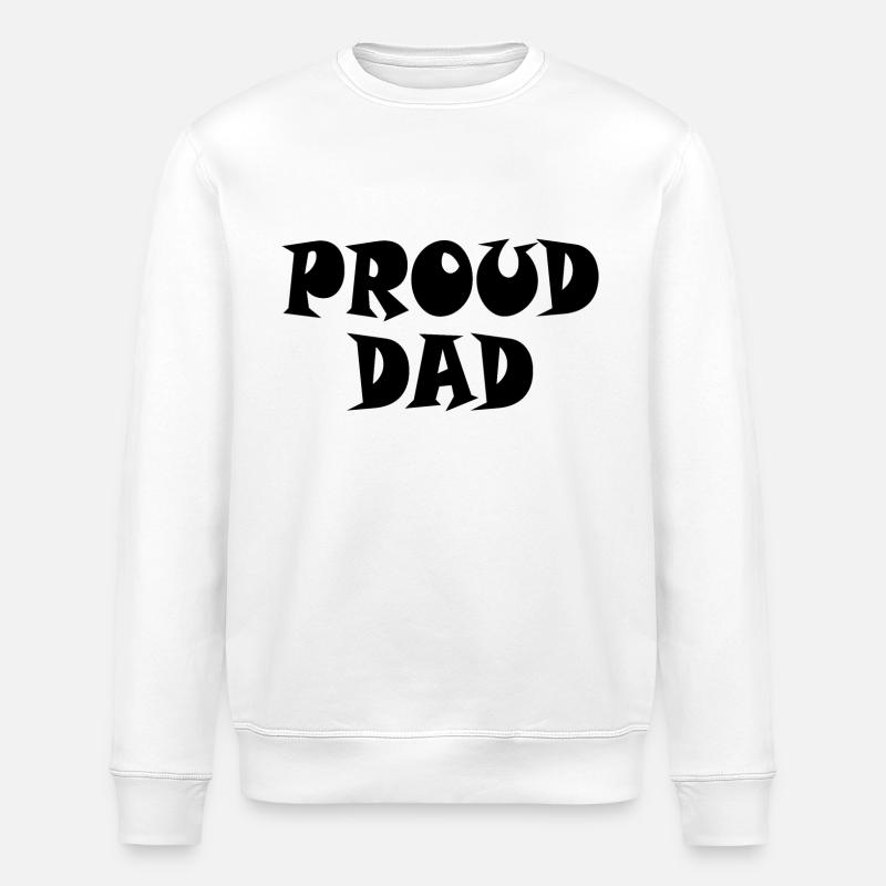 Proud dad - Sweat bio ROLLER Stanley/Stella Unisexe - blanc