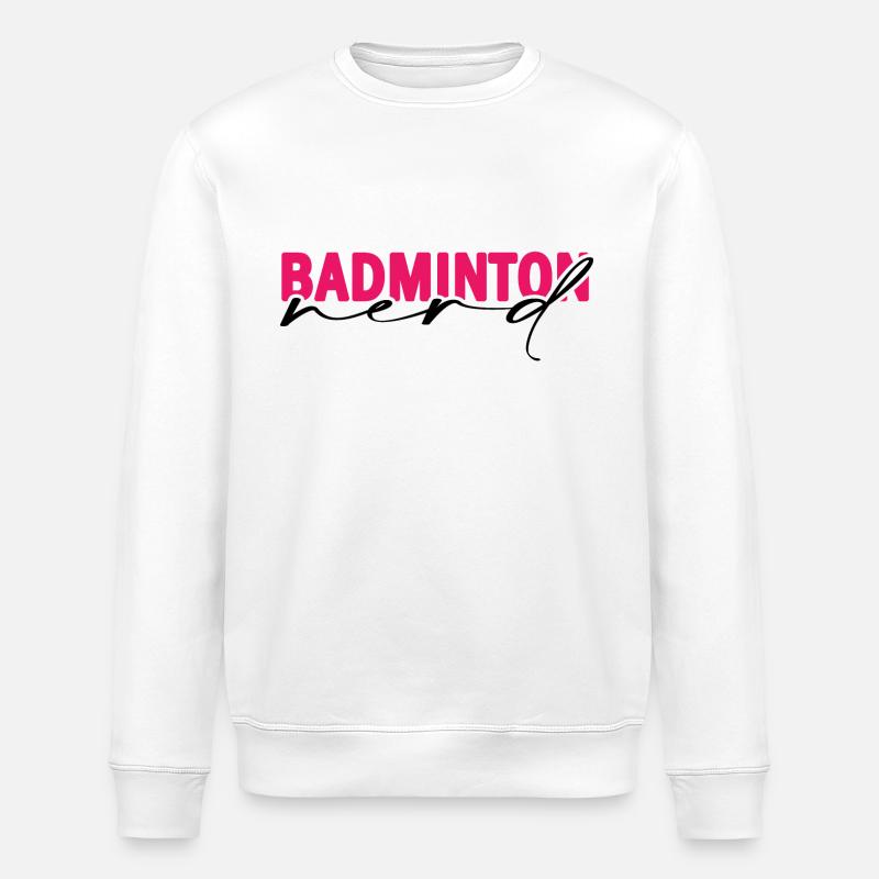 Badminton Federball - Stanley/Stella Unisex Bio-Sweatshirt ROLLER - Weiß
