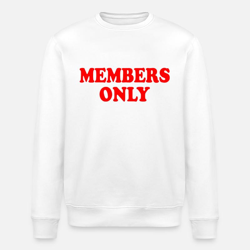 members only - Stanley/Stella Unisex Bio-Sweatshirt ROLLER - Weiß