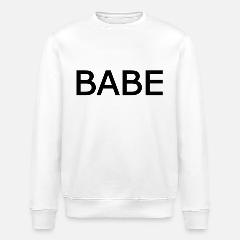 Babe - Stanley/Stella Unisex Bio-Sweatshirt ROLLER - Weiß
