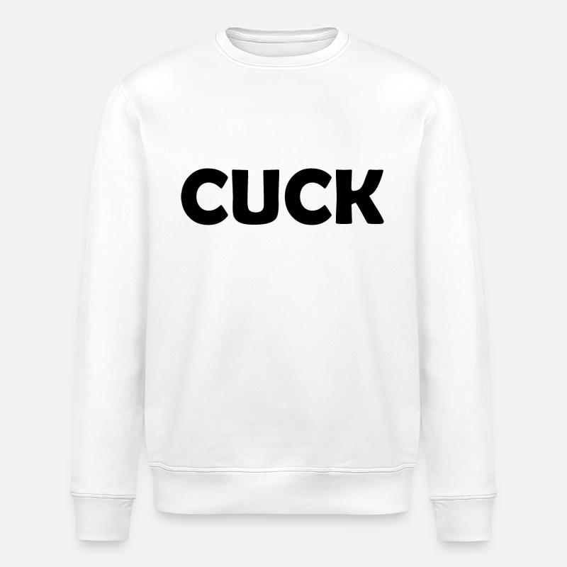Cuck - Stanley/Stella ROLLER Unisex Organic Sweatshirt - white