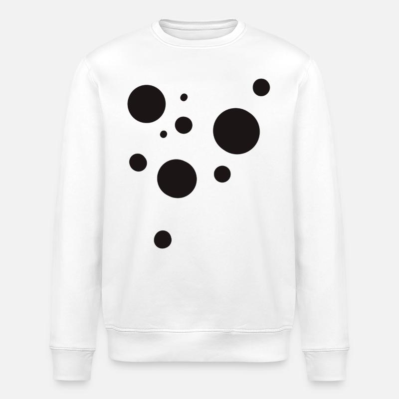 Dots - Sweat bio ROLLER Stanley/Stella Unisexe - blanc