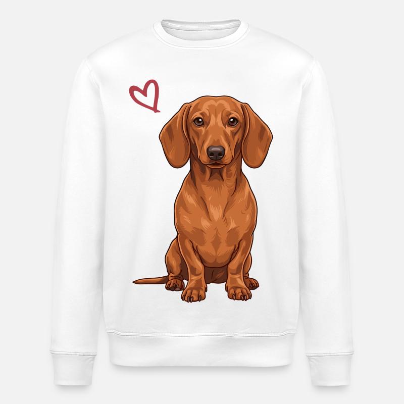 Teckel - Sweat bio ROLLER Stanley/Stella Unisexe - blanc