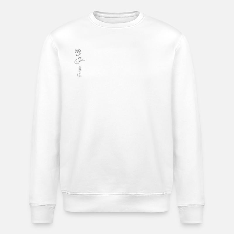 Stoff-Vibe-Logo - Stanley/Stella Unisex Bio-Sweatshirt ROLLER - Weiß