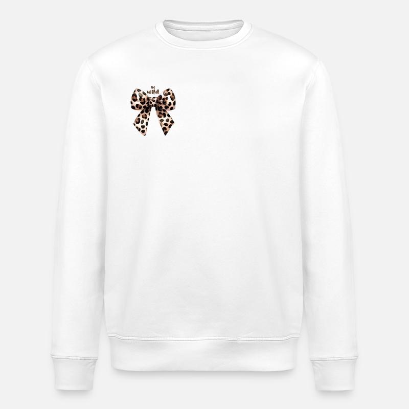 Arc Be Wild Leopard - Sweat bio ROLLER Stanley/Stella Unisexe - blanc