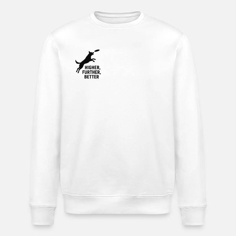 Frisbee saut de chien - Sweat bio ROLLER Stanley/Stella Unisexe - blanc