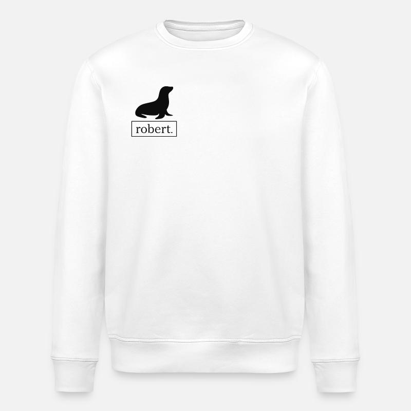 Robert phoque / phoque / Lion de mer - Sweat bio ROLLER Stanley/Stella Unisexe - blanc