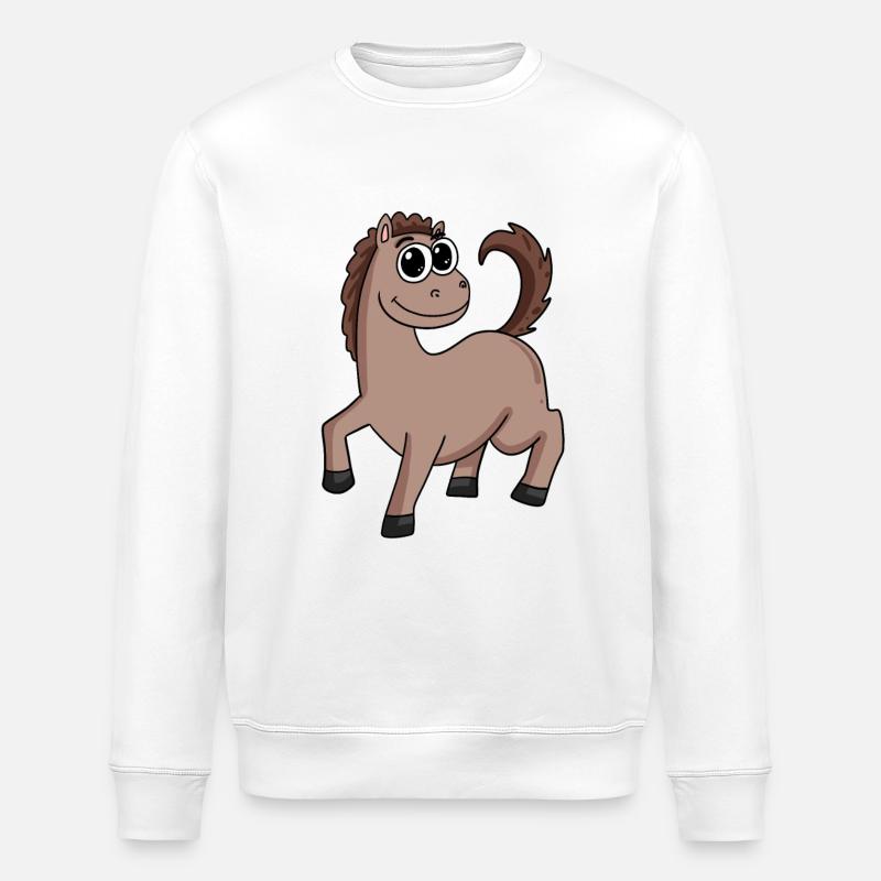 Propriétaire de chevaux - Sweat bio ROLLER Stanley/Stella Unisexe - blanc