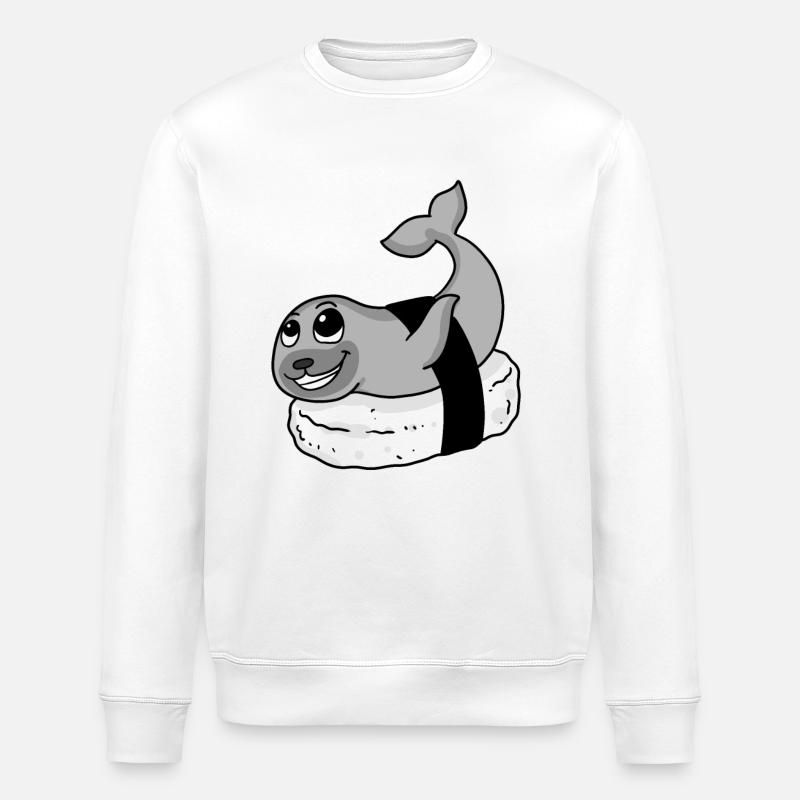 Sushi - Sweat bio ROLLER Stanley/Stella Unisexe - blanc