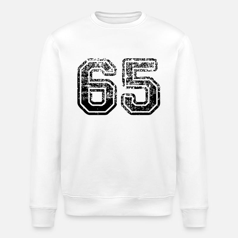 65 - Stanley/Stella ROLLER Unisex Organic Sweatshirt - white