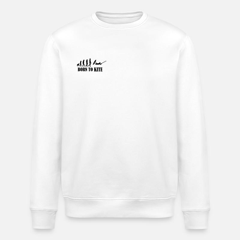 Kiteboard,Kiteboarder,Kite,Kiteboarding,Meer,Board - Stanley/Stella Unisex Bio-Sweatshirt ROLLER - Weiß
