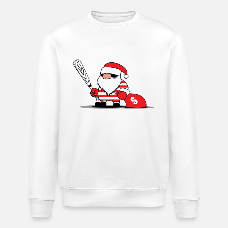 père noël - Sweat bio ROLLER Stanley/Stella Unisexe - blanc