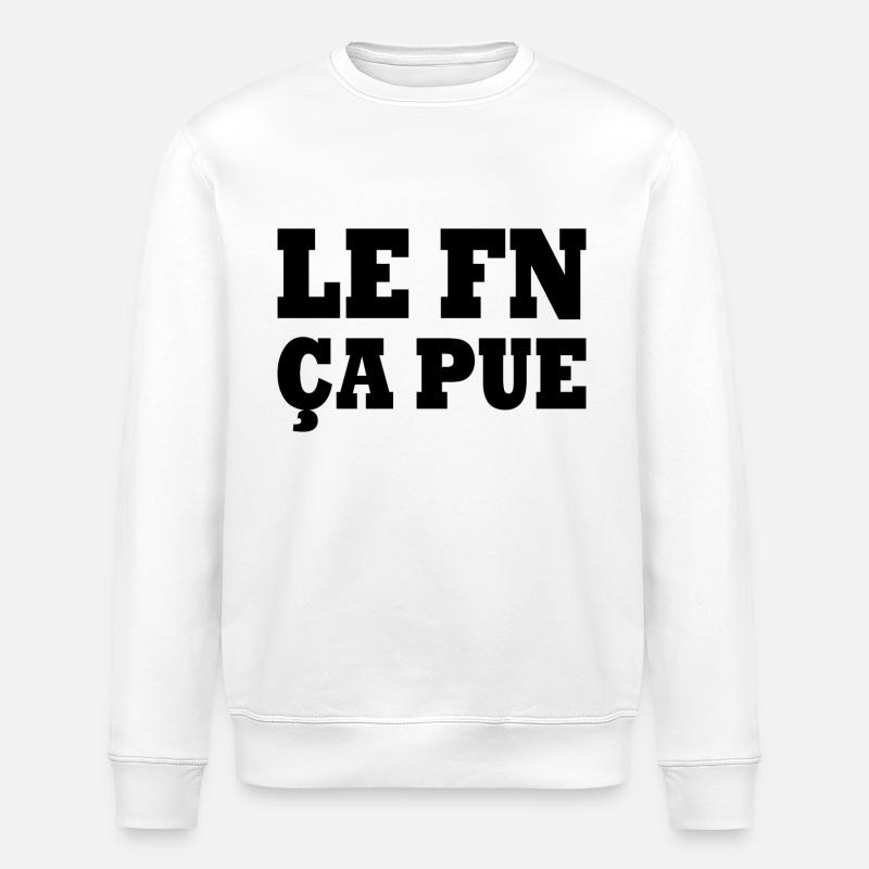 le fn ça pue - Sweat bio ROLLER Stanley/Stella Unisexe - blanc